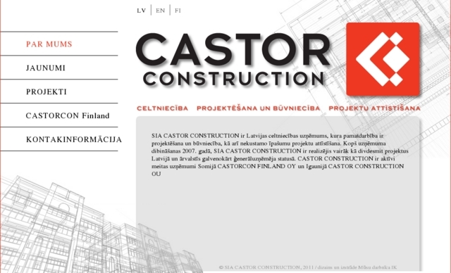 Castor Construction, SIA